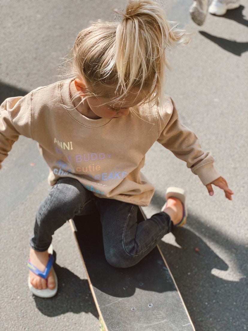 KIDS SWEATER / HOODIE HEARTBREAKER RAINBOW*