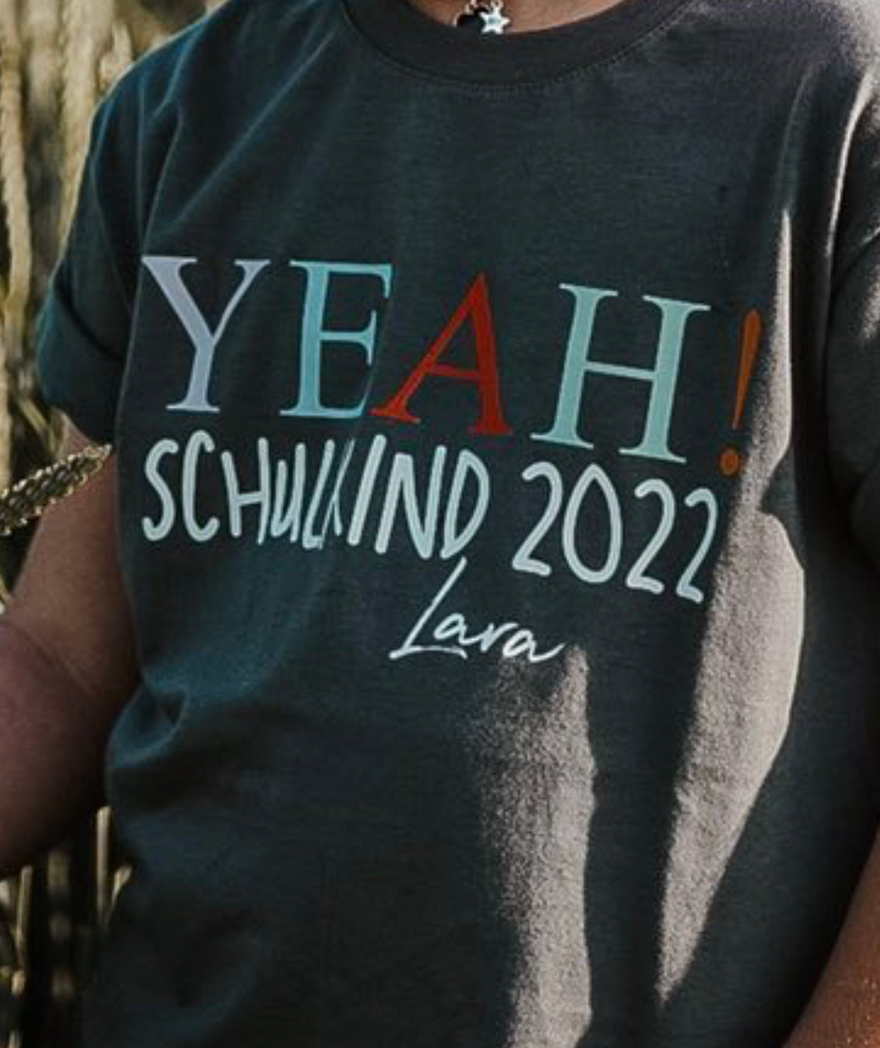 KIDS BASIC T-SHIRT - YEAH! SCHULKIND - CANDY LETTERING