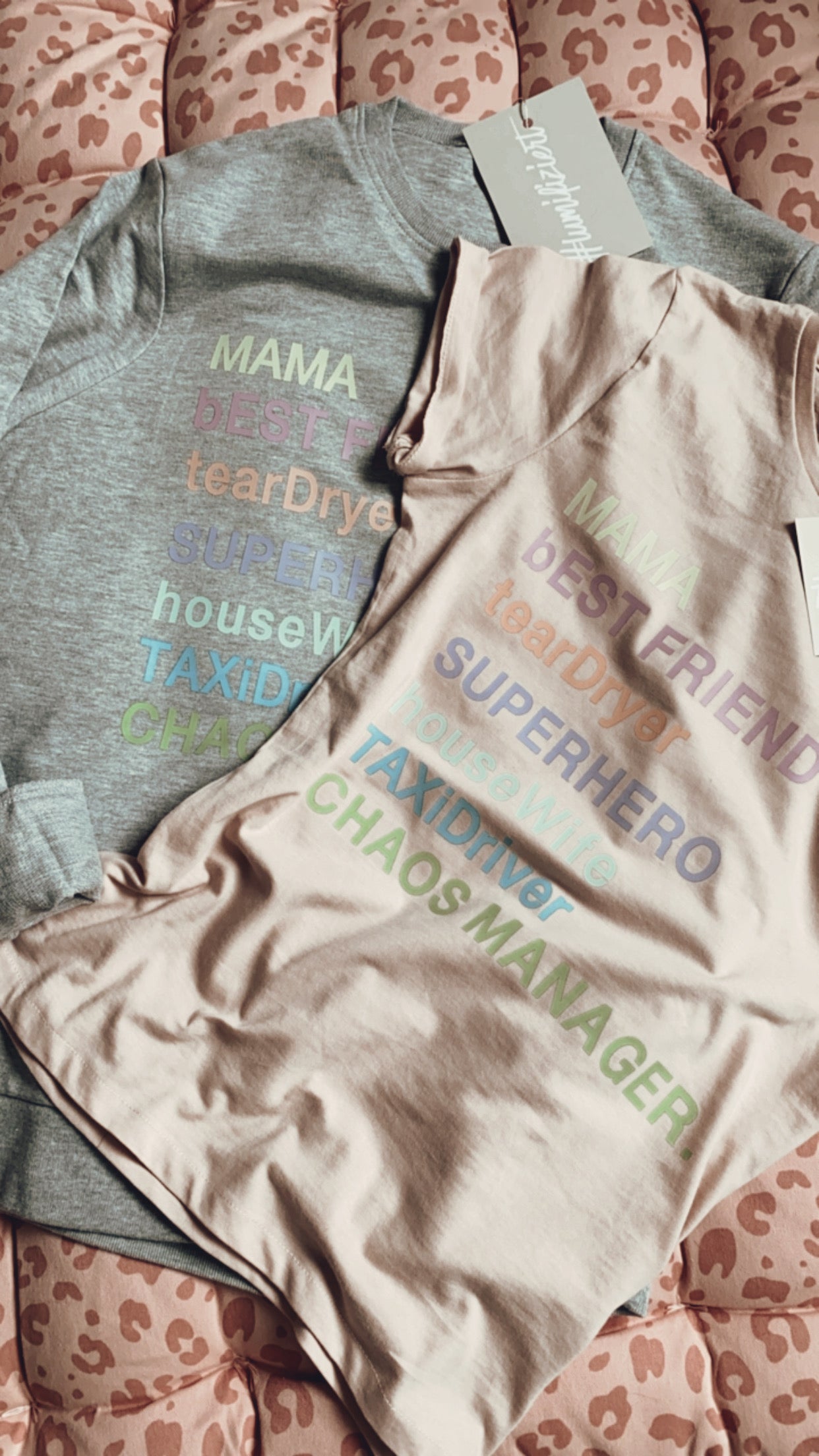 DAMEN SWEATER *MAMA SUPERHERO RAINBOW*