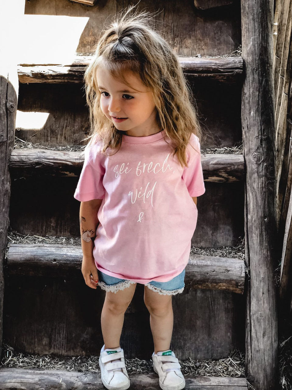 KIDS  BASIC TEE *Sei frech, wild & WUNDERBAR*