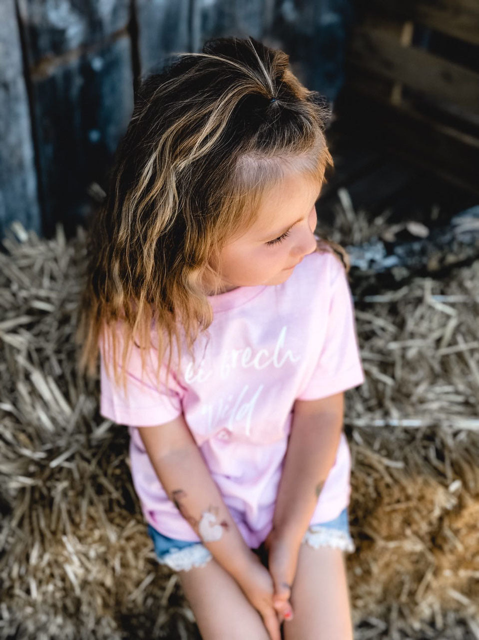 KIDS  BASIC TEE *Sei frech, wild & WUNDERBAR*