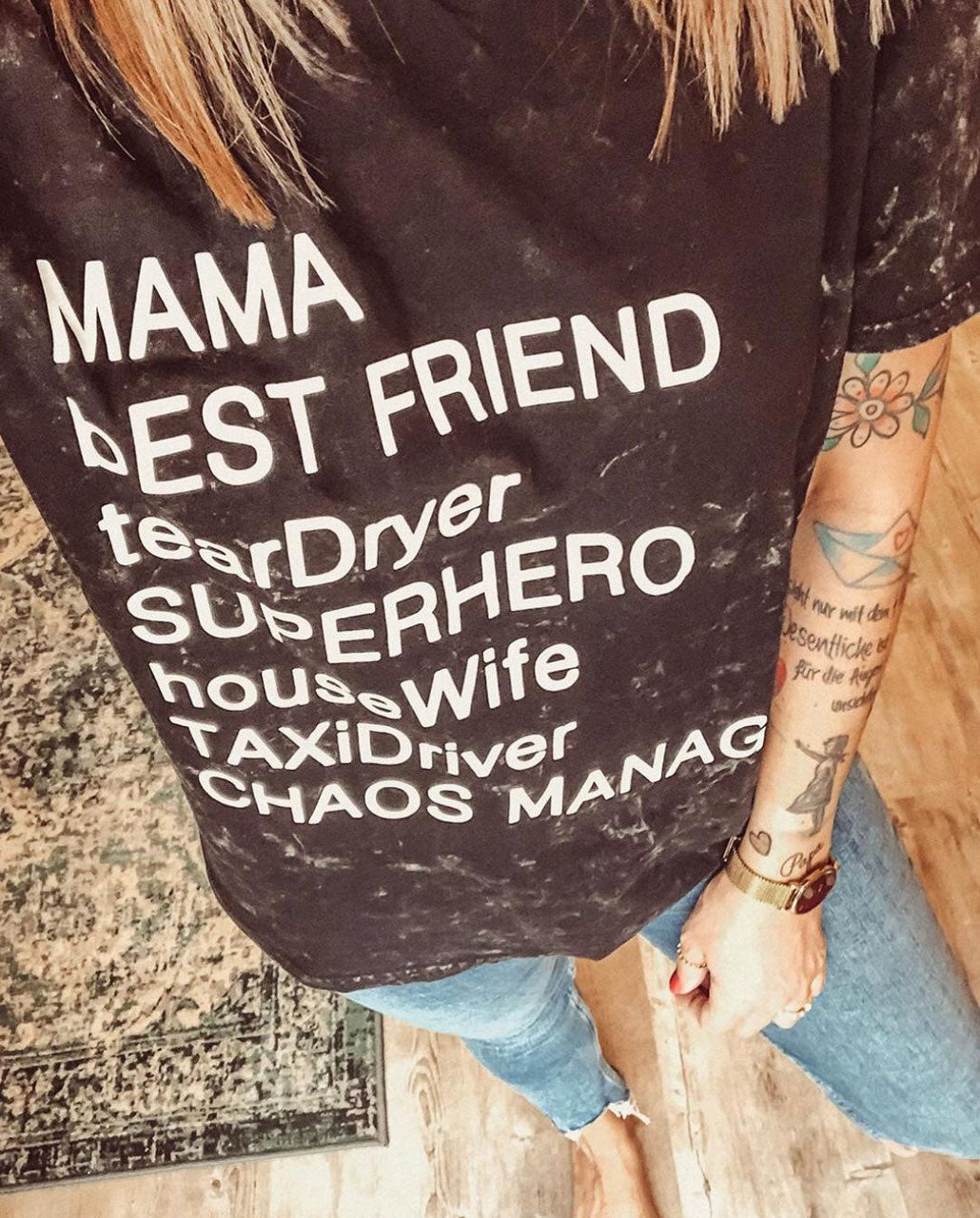 Vintage Tee *MAMA SUPERHERO